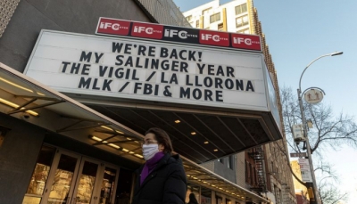 Người dân New York hân hoan trong ngày mở cửa lại các rạp chiếu phim
