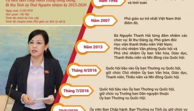 Tiểu sử đồng chí Nguyễn Thanh Hải, Ủy viên BCH TW Đảng, Bí thư Tỉnh ủy Thái Nguyên nhiệm kỳ 2015-2020