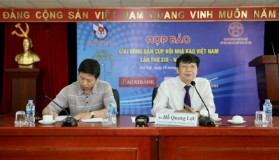 Họp báo Giải Bóng bàn Cúp Hội Nhà báo Việt Nam lần thứ XIII - năm 2019