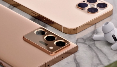 Lộ diện hình ảnh concept iPhone 12 Pro và Galaxy Note 20 Ultra với thiết kế tuyệt đẹp