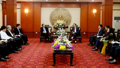 Chủ tịch Hội Nhà báo Việt Nam Thuận Hữu thăm và làm việc tại tỉnh Phú Thọ