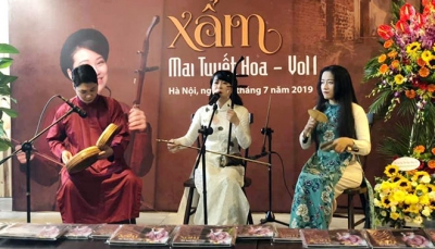 Nghệ sĩ Mai Tuyết Hoa ra mắt album xẩm đầu tiên trong sự nghiệp