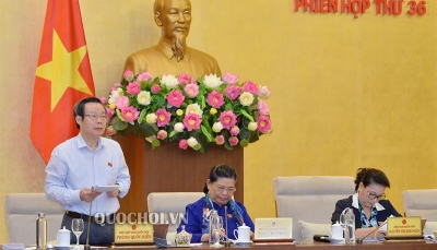 Ủy ban Thượng vụ QH thảo luận về việc bổ sung 225.000 USD cho 2 tỉnh Hà Tĩnh và Quảng Bình