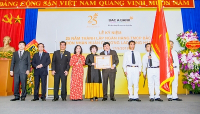 BAC A BANK kỷ niệm 25 năm ngày thành lập và đón nhận Huân chương Lao động hạng Ba