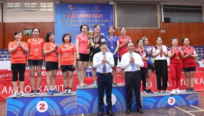 Bế mạc Giải bóng bàn Cúp Hội Nhà báo Việt Nam lần thứ XIII - năm 2019