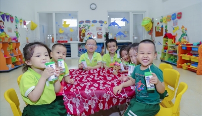 Tưng bừng ngày hội Sữa học đường Đà Nẵng