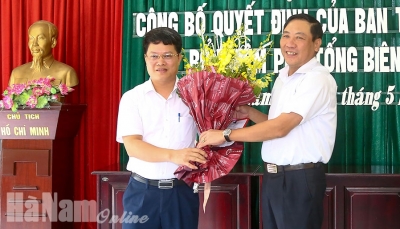 Nhà báo Trần Ngọc Hưởng được bổ nhiệm Phó Tổng Biên tập Báo Hà Nam