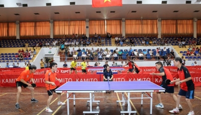 208 vận động viên tham gia Giải bóng bàn Cúp Hội Nhà báo Việt Nam năm 2020