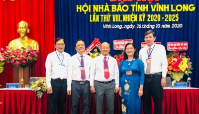 Nhà báo Lê Quang Nguyên tái đắc cử Chủ tịch Hội Nhà báo tỉnh Vĩnh Long