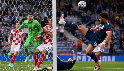 Croatia thắng 3-1 Scotland ở bảng D tại Euro 2020
