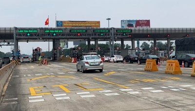 Từ 0h ngày 5/5/2022, cao tốc Hà Nội - Hải Phòng chỉ thu phí tự động không dừng