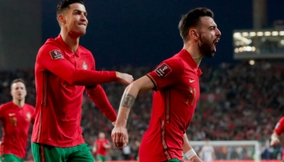 Thắng Bắc Macedonia 2-0, Bồ Đào Nha giành vé dự World Cup 2022