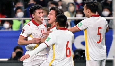 Hòa Nhật Bản, đội tuyển Việt Nam tăng 3 bậc trên bảng xếp hạng FIFA