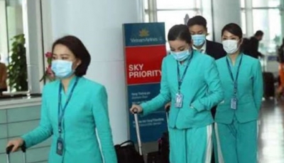 Phát hiện 2 trường hợp dương tính với SARS-CoV-2 là tiếp viên Vietnam Airlines