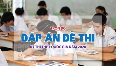 Đáp án đề thi môn Địa lý tốt nghiệp THPT 2020 (24 mã đề)