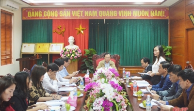 113 tác phẩm báo chí vào vòng chung khảo Giải Búa liềm vàng năm 2019 tỉnh Hà Tĩnh 