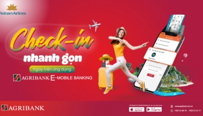 Check-in trực tuyến trong một nốt nhạc với Agribank E-Mobile Banking
