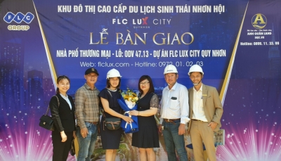 “Thành phố không ngủ” FLC Lux City Quy Nhon chính thức bàn giao những căn shophouse đầu tiên