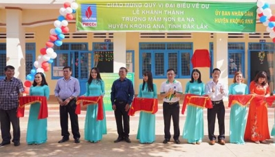 PVFCCo khánh thành công trình Trường mầm non Ea Na, huyện Krông Ana, tỉnh Đắk Lắk