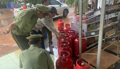Đắk Lắk: Điều tra, làm rõ đường dây sang chiết gas lậu quy mô lớn