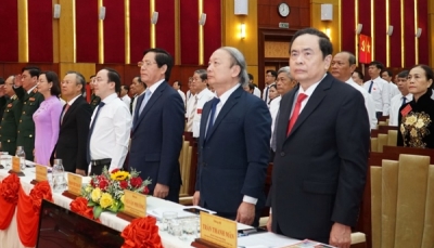 Chủ tịch MTTQ Việt Nam Trần Thanh Mẫn dự Đại hội Đảng bộ tỉnh Tây Ninh