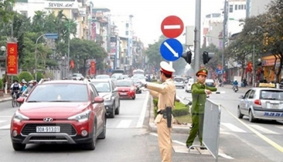 Hà Nội tạm cấm một số tuyến đường diễn tập bảo vệ Đại hội XIII của Đảng
