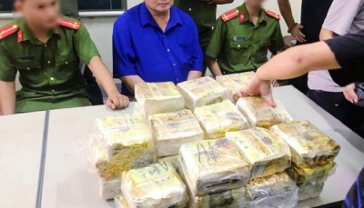 Nghệ An: Triệt phá đường dây nửa tạ ma túy từ Lào về