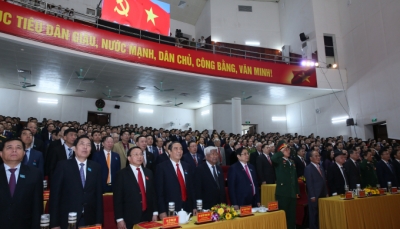 Khai mạc Đại hội đại biểu Đảng bộ tỉnh Hà Tĩnh lần thứ XIX