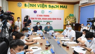 Bệnh viện Bạch Mai kết nối khám, chữa bệnh từ xa với 200 bệnh viện tuyến dưới