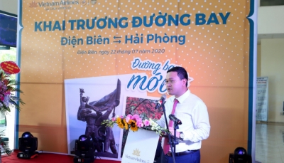 Vietnam Airlines khai trương 2 đường bay mới  Điện Biên - Hải Phòng và Đà Lạt - Phú Quốc