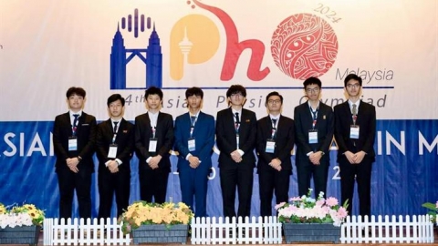 Đoàn học sinh Việt Nam đạt thành tích tốt tại kỳ thi Olympic Vật lý Châu Á
