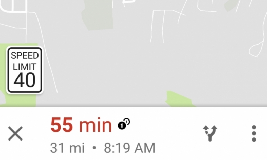 Tính năng cảnh báo bắn tốc độ xuất hiện trên Google Maps