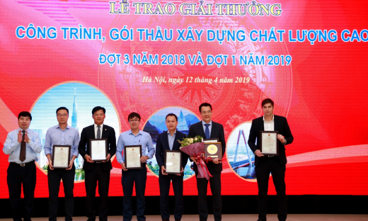 Tổ hợp khách sạn Sheraton Grand Đà Nẵng Resort đạt Huy Chương Vàng “Công trình xây dựng chất lượng cao” năm 2018