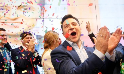 Bầu cử Ukraina: Diễn viên hài chiến thắng áp đảo