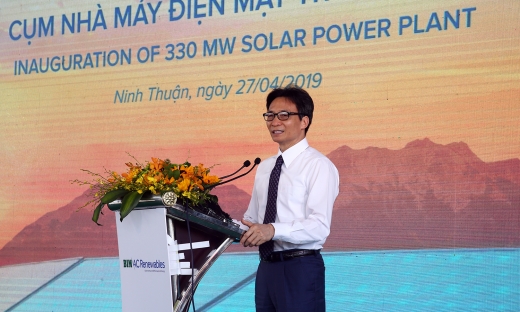 Khánh thành 2 dự án điện mặt trời có quy mô lớn nhất nước tại Ninh Thuận