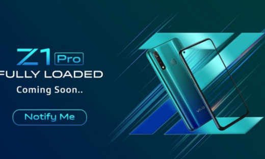 Hình ảnh teaser của Vivo Z1 Pro xuất hiện