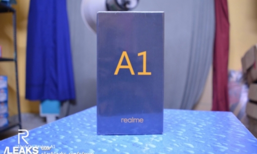 Lộ diện hộp đựng Realme A1, có thể sắp được ra mắt