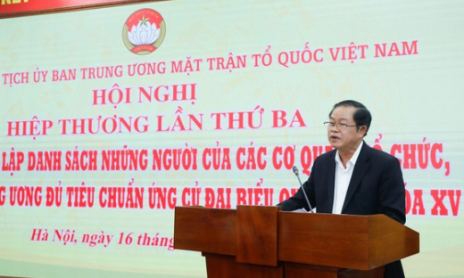 Ứng cử viên đại biểu Quốc hội chuyên trách ở Trung ương được lựa chọn chặt chẽ