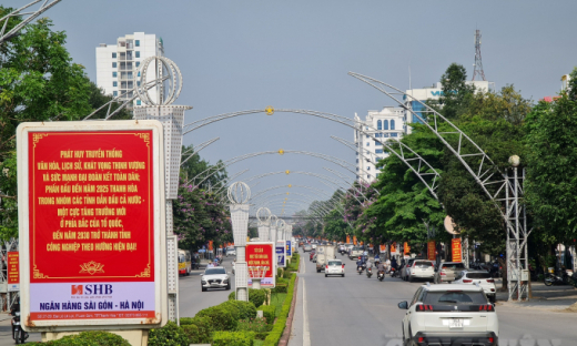 Thanh Hoá: Rực rỡ cờ, hoa, sẵn sàng cho ngày bầu cử