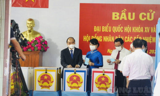 Chủ tịch nước Nguyễn Xuân Phúc: “Sáng suốt bầu ra những người tiêu biểu nhất, đủ đức, đủ tài...”