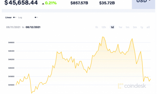 Giá Bitcoin hôm nay 12/8: Duy trì đà tăng ổn định