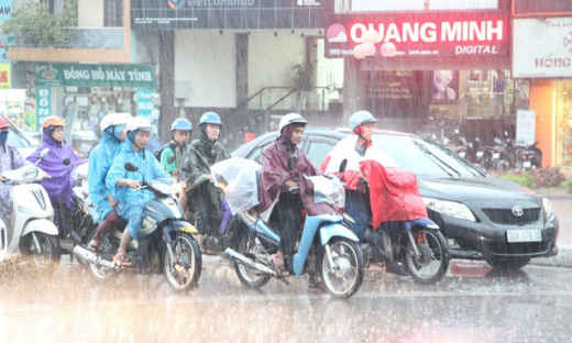 Dự báo thời tiết trong 10 ngày (từ đêm 28/8 đến ngày 7/9): Cả nước có mưa rào và dông