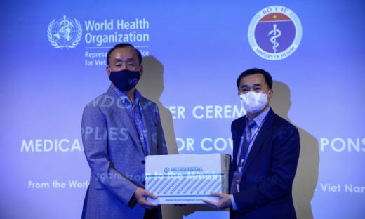 Tổ chức Y tế thế giới hỗ trợ Việt Nam vật tư y tế chống dịch