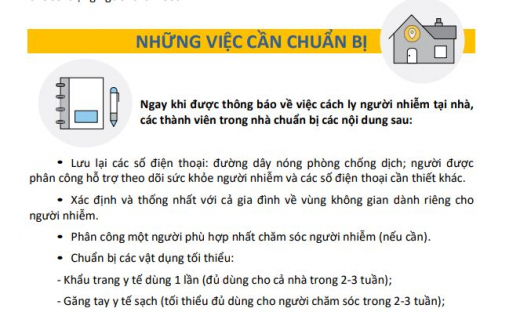 Các vật dụng cần thiết, cách dùng thuốc khi điều trị COVID-19 tại nhà