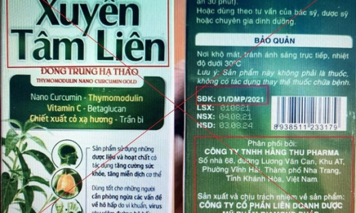 'Thần dược' Xuyên Tâm Liên hỗ trợ điều trị COVID-19 là sản phẩm giả mạo