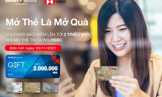 Bảo hiểm Bảo Việt dành tặng khách hàng HSBC món quà bảo hiểm giá 0 đồng