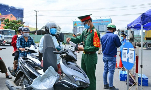 Tiếp tục kiểm soát người ra, vào TPHCM và các tỉnh Bình Dương, Đồng Nai, Long An