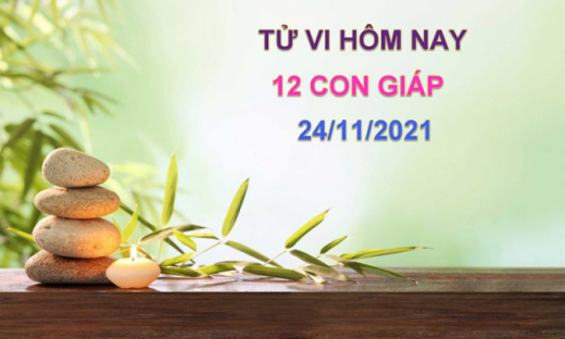 Tử vi hôm nay 24/11/2021, thứ 4 ngày 20/10 âm lịch của 12 con giáp