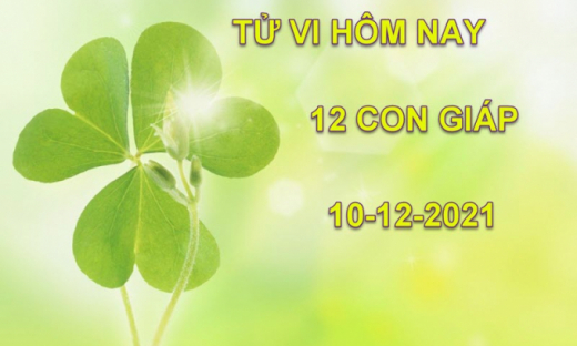 Tử vi hôm nay 10/12/2021, thứ 6 ngày 7/11 âm lịch của 12 con giáp