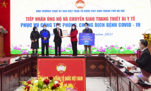 SCB trao tặng 03 xe xét nghiệm COVID-19 lưu động cho TP. Hà Nội, tỉnh Nam Định và tỉnh Thừa Thiên Huế